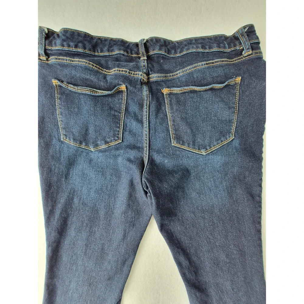 Universal Thread Mens Dark Wash Straight Leg Stretch Denim Jeans 14W